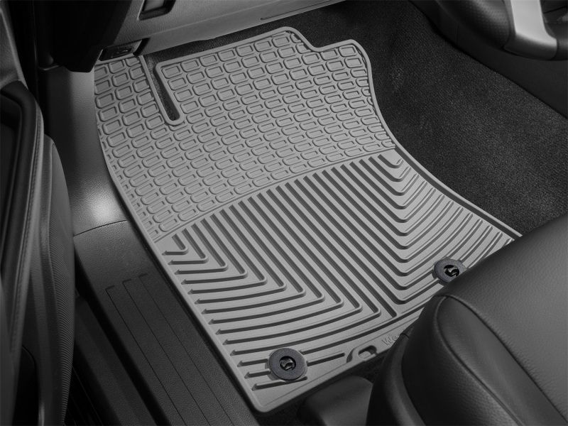 Toyota 4Runner Floor Mats - Front - WeatherTech - Rubber - Grey - `13-`27