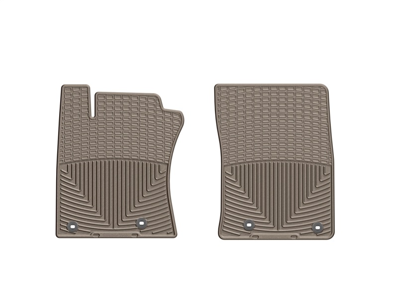 Toyota 4Runner Floor Mats - Front - WeatherTech - All-Weather - Tan - `13-`27