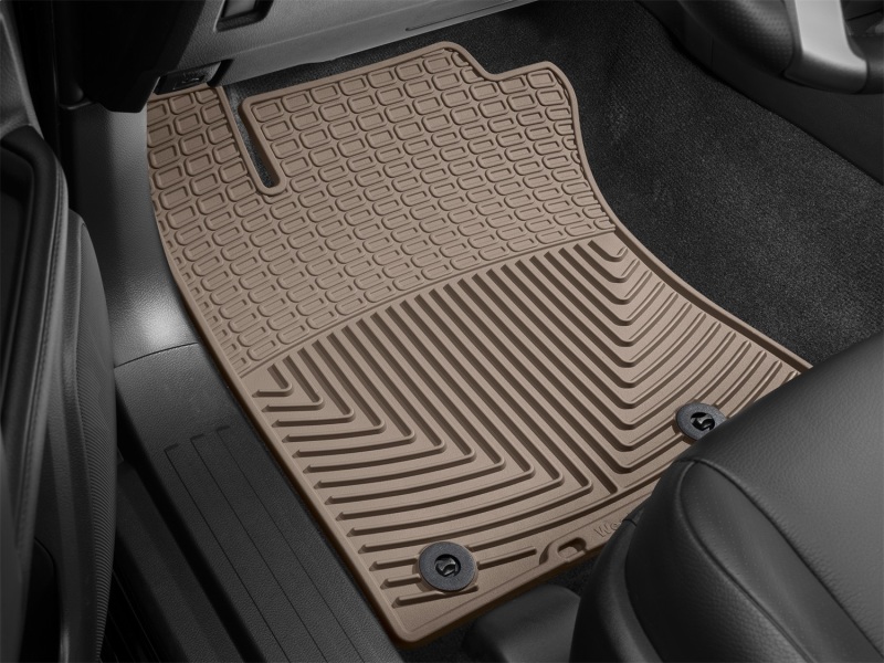 Toyota 4Runner Floor Mats - Front - WeatherTech - All-Weather - Tan - `13-`27