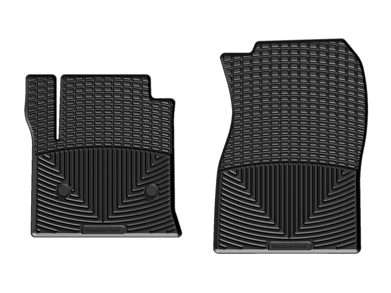 Chevrolet Silverado 1500 Floor Mats - Front - WeatherTech - All-Weather Rubber - Black - `14-`27