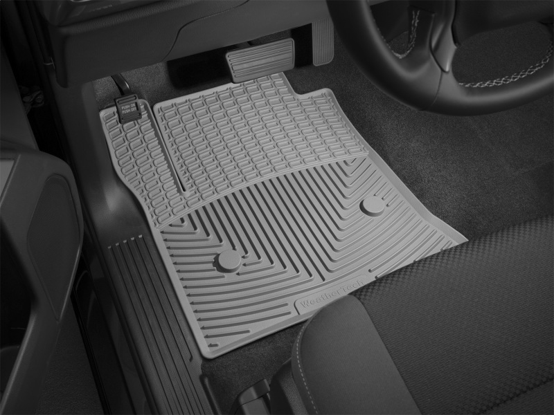 Chevrolet Silverado Rubber Mats - Front - WeatherTech - All-Weather - Grey - `14-`27