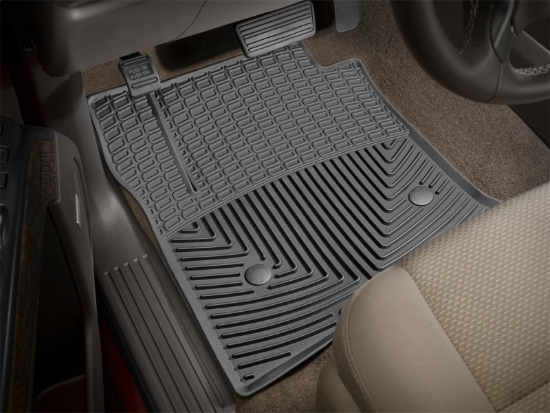 Chevrolet Silverado 1500 Floor Mats - Front - WeatherTech - Rubber - Black - `14-`27