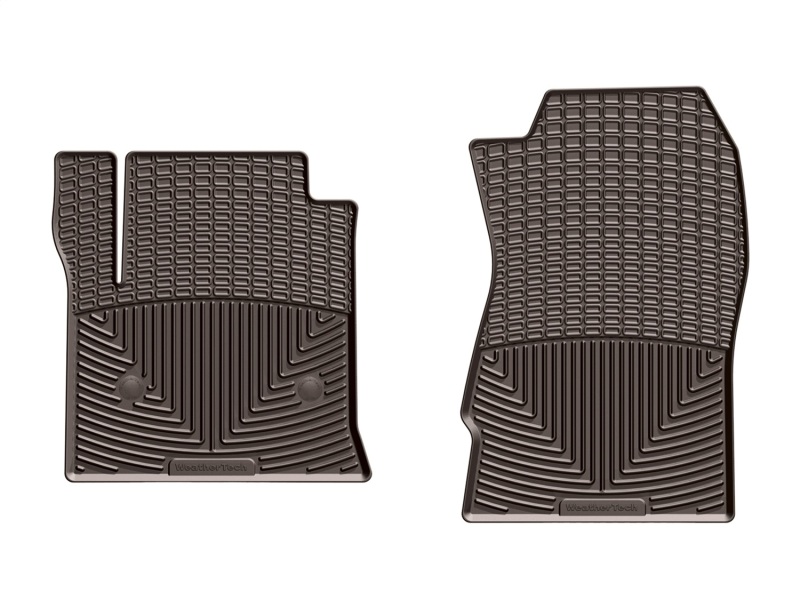 Cadillac Escalade Rubber Floor Mats - Front - WeatherTech - All-Weather - Cocoa - `15-`27