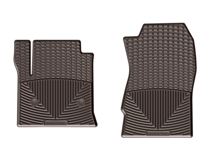 Cadillac Escalade Rubber Floor Mats - Front - WeatherTech - All-Weather - Cocoa - `15-`27