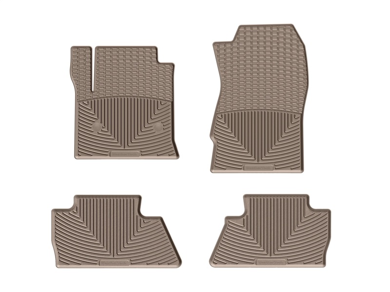 Chevrolet Silverado Floor Mats - Front - WeatherTech - All-Weather - Tan - `14-`27