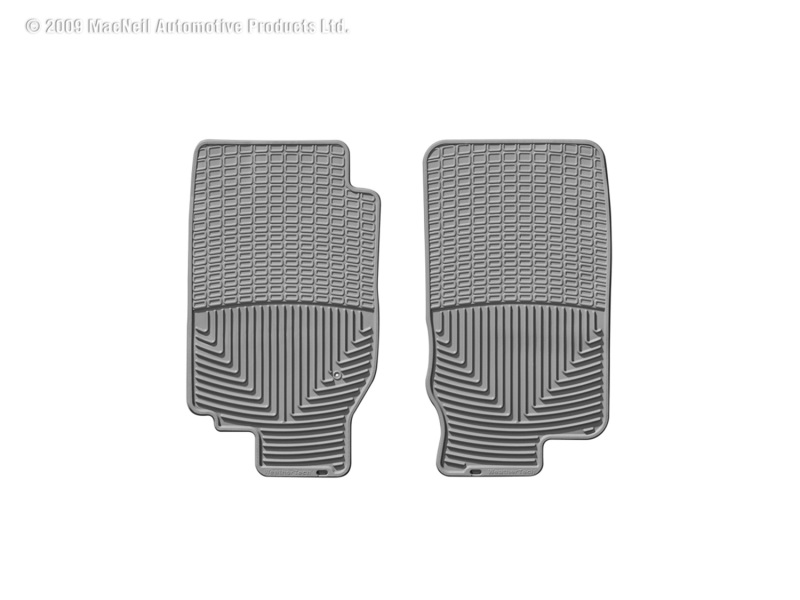 Ford Explorer Floor Mats - Front - WeatherTech - Rubber - Grey - `02-`05