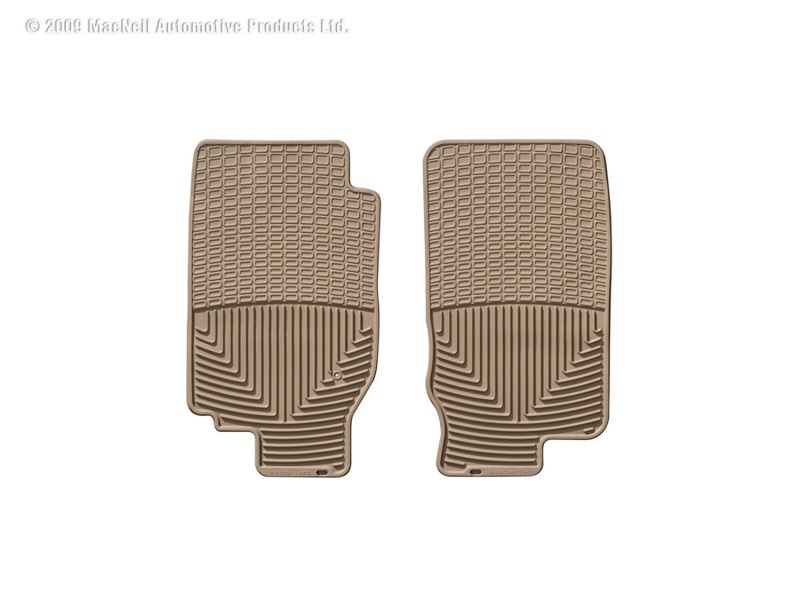 Ford Explorer Floor Mats - Front - WeatherTech - All-Weather - Tan - `02-`05