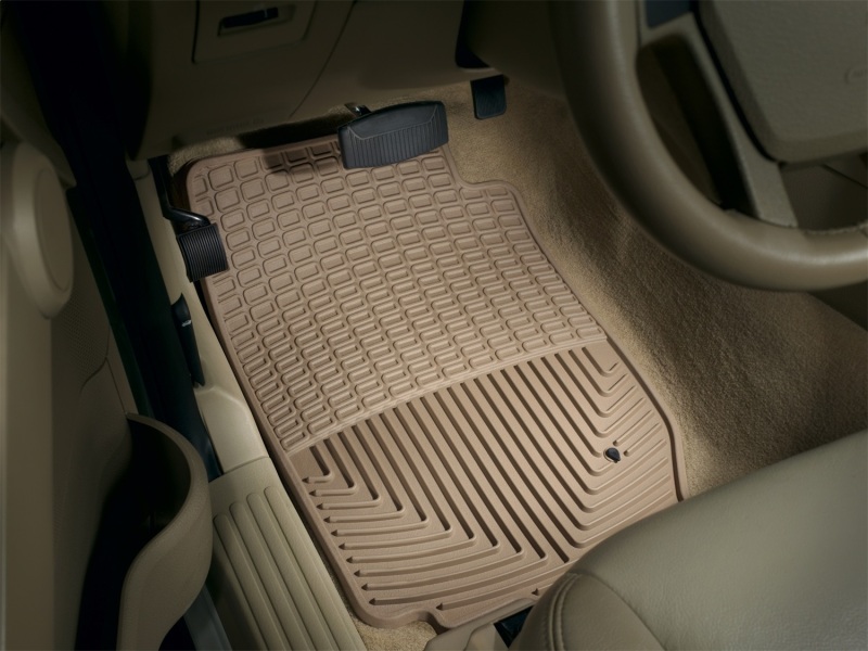 Ford Explorer Floor Mats - Front - WeatherTech - All-Weather - Tan - `02-`05