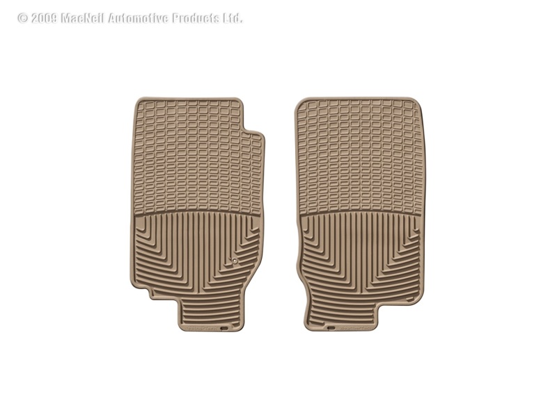 Ford Explorer Floor Mats - Front - WeatherTech - All-Weather - Tan - `02-`05