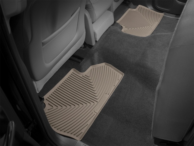 Chevrolet Silverado Floor Mats - Rear - WeatherTech - All-Weather - Tan - `14-`27
