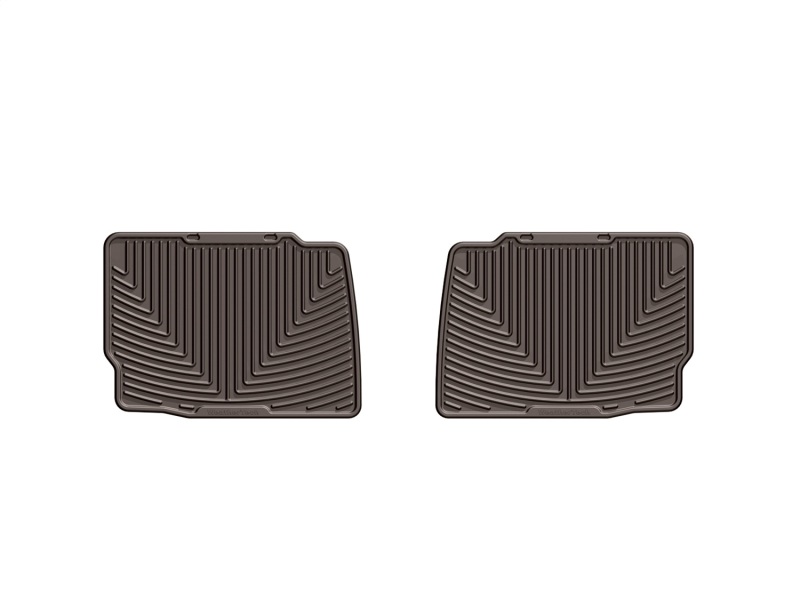 Ford Fusion Rear Rubber Mats - WeatherTech - All-Weather - Cocoa - `13-`27