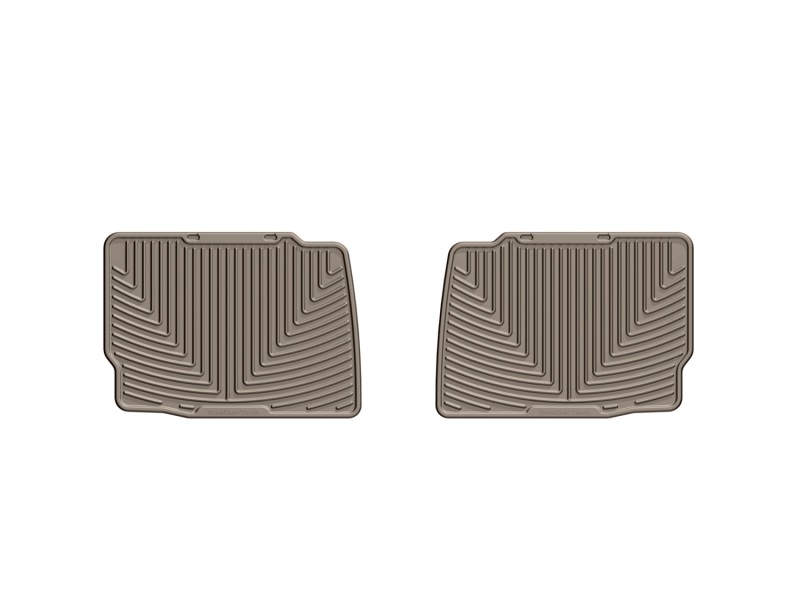 Ford Fusion Rubber Mats - Rear - WeatherTech - All-Weather - Tan - `13-`27