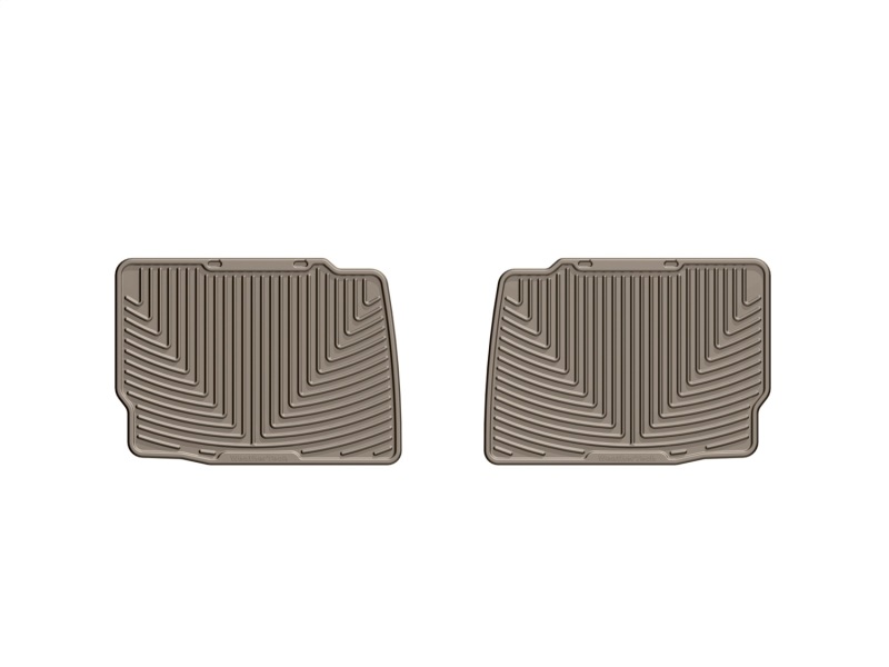 Ford Fusion Rubber Mats - Rear - WeatherTech - All-Weather - Tan - `13-`27