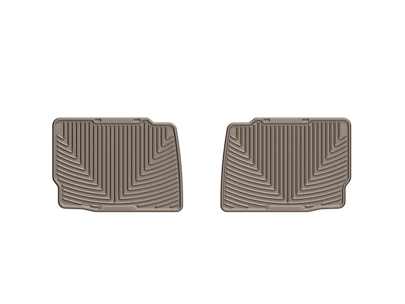 Ford Fusion Rubber Mats - Rear - WeatherTech - All-Weather - Tan - `13-`27