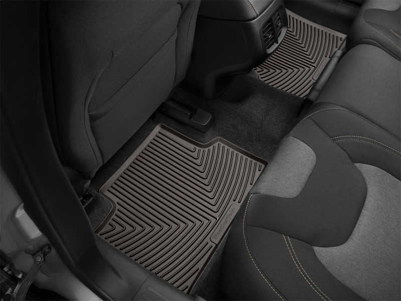 Jeep Cherokee Floor Mats - Rear - WeatherTech - All-Weather - Cocoa - `14-`27