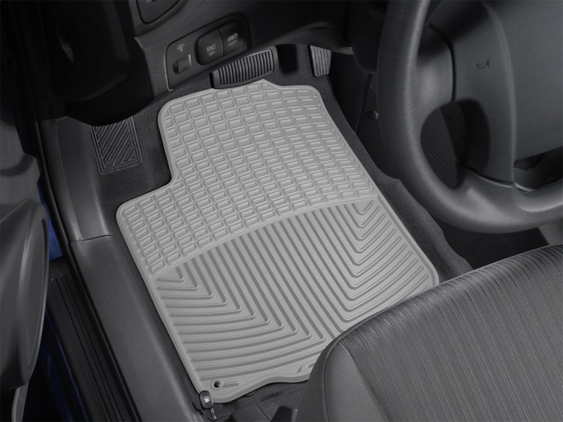 Volkswagen R32 Floor Mats - Front - WeatherTech - All-Weather Rubber - Grey - 2004
