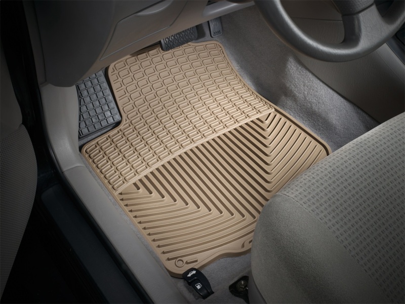 Volkswagen R32 Floor Mats - Front - WeatherTech - Rubber - Tan - 2004