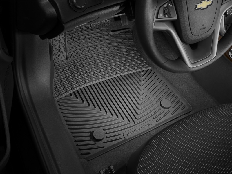 Chevrolet Malibu Floor Mats - Front - WeatherTech - All-Weather - Black - `13-`15
