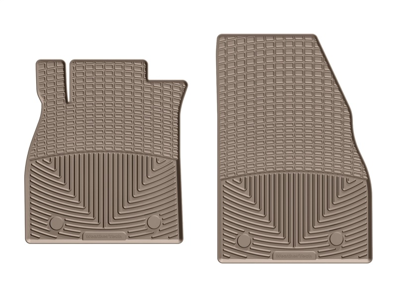Chevrolet Malibu Floor Mats - Front - WeatherTech - All-Weather Rubber - Tan - `13-`15