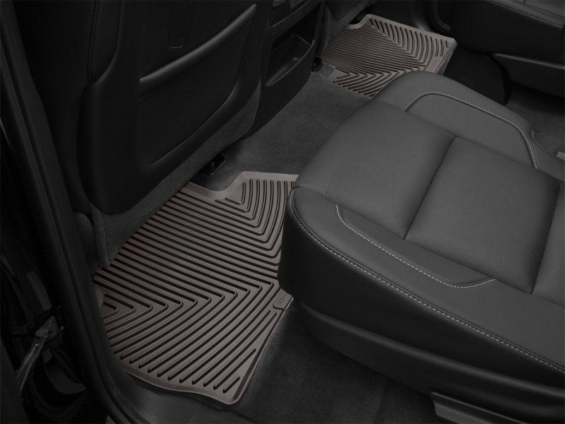 Cadillac Escalade Floor Mats - Rear - WeatherTech - Rubber - Cocoa - `15-`27