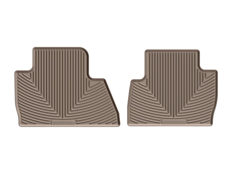 GMC Sierra Rear Rubber Mats - WeatherTech - All-Weather - Tan - `15-`27