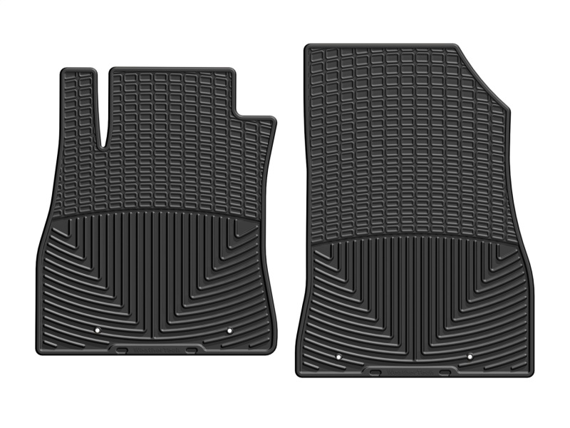 Nissan Sentra Floor Mats - Front - WeatherTech - Rubber - Black - 2013