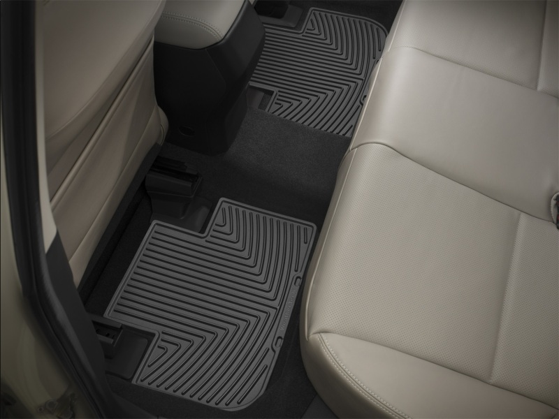 BMW M5 Floor Mats - Rear - WeatherTech - All-Weather Rubber - Black - `14-`27