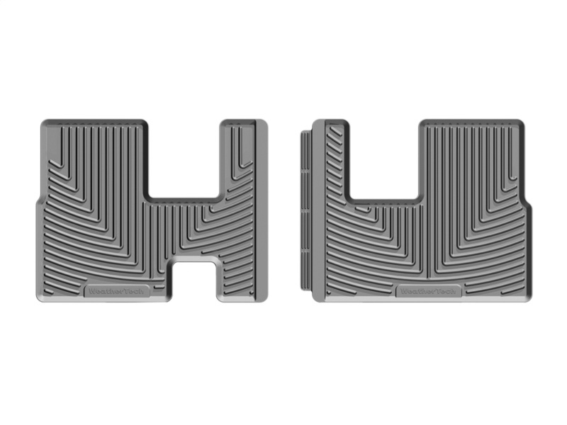 Toyota Highlander Floor Mats - Rear - WeatherTech - All-Weather Rubber - Grey - `14-`27
