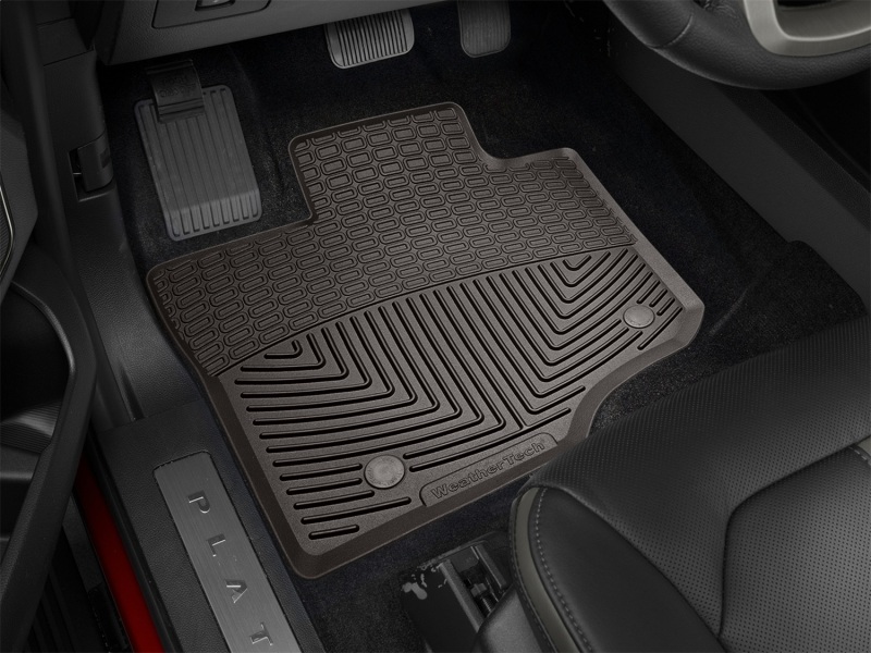 Ford F-150 Floor Mats - Front - WeatherTech - Rubber, All-Weather - Cocoa - `15-`27