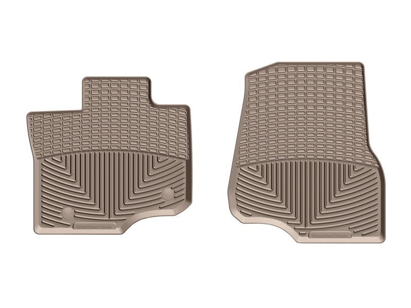 Ford F-150 Floor Mats - Front - WeatherTech - Rubber - Tan - `15-`27