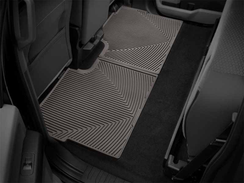 Ford F-150 Rear Rubber Mats - WeatherTech - All-Weather - Cocoa - `15-`27