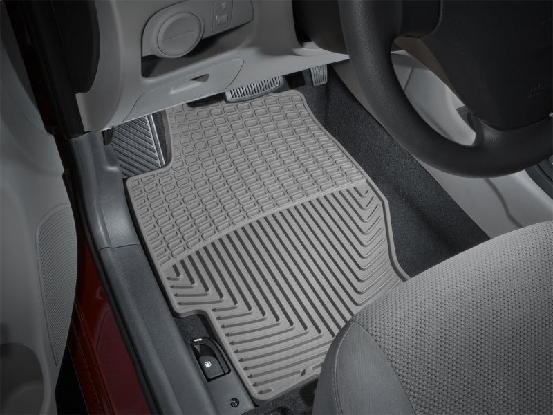 Honda Civic Hybrid Floor Mats - Front - WeatherTech - All-Weather Rubber - Grey - 2003