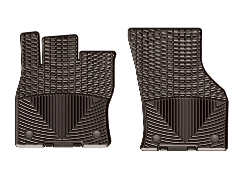 Audi S3 Floor Mats - Front - WeatherTech - All-Weather - Cocoa - `15-`27