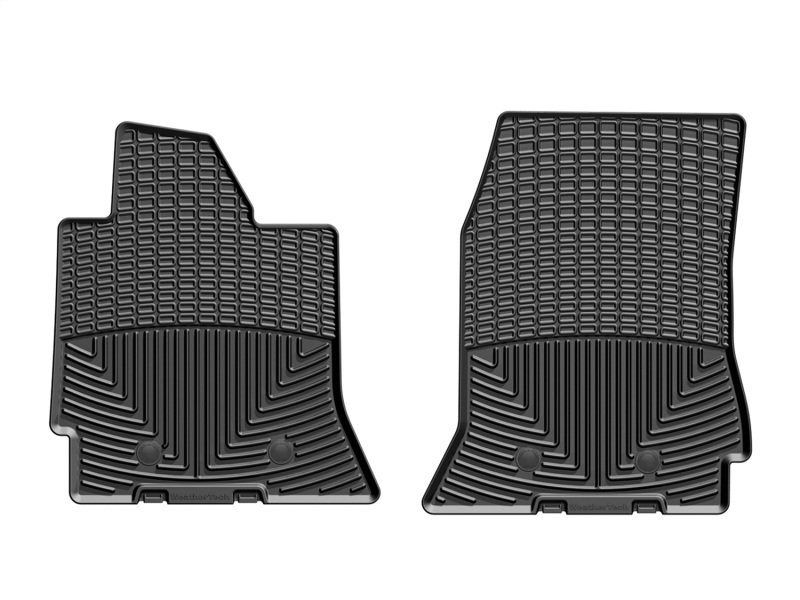 Chevrolet Corvette Rubber Mats - Front - WeatherTech - All-Weather - Black - `14-`27