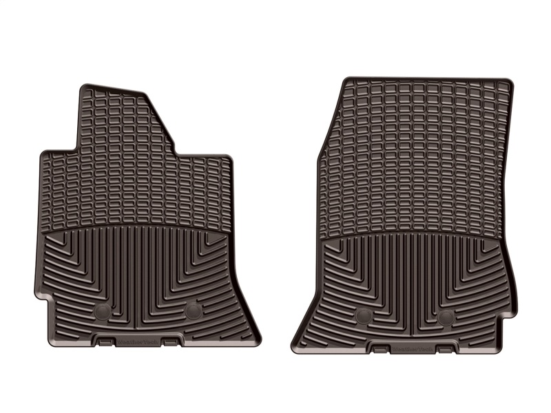 Chevrolet Corvette Rubber Mats - Front - WeatherTech - All-Weather - Cocoa - `14-`27 Chevrolet Corvette Rubber Mats - Front - WeatherTech - All-Weather - Cocoa - `14-`27