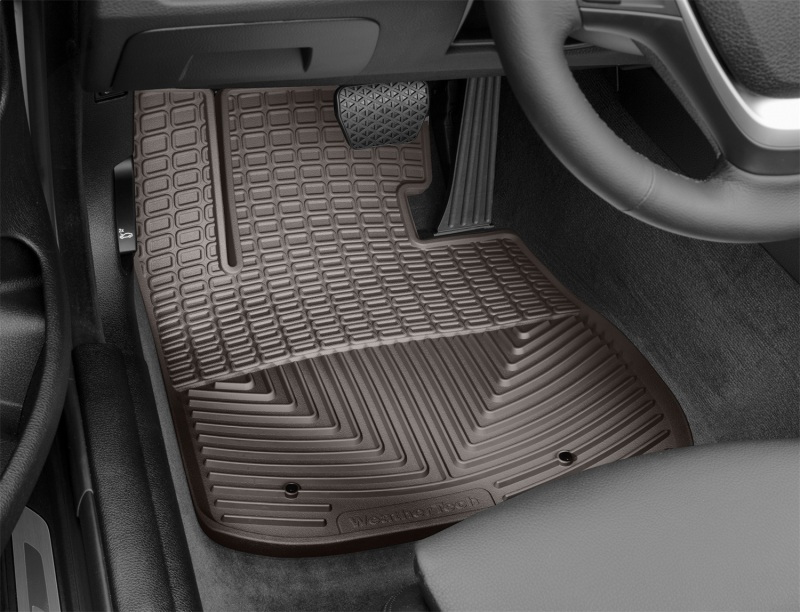 BMW 4-Series Floor Mats - Front - WeatherTech - All-Weather - Cocoa - `14-`27