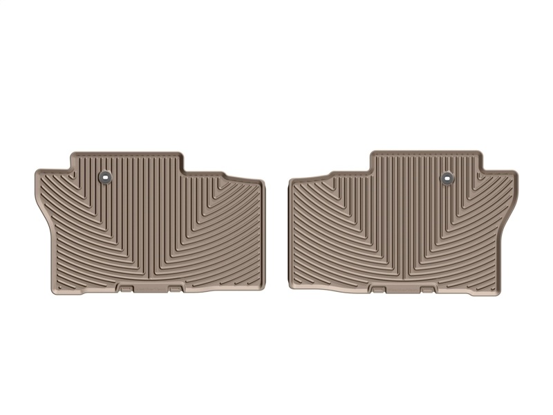 Honda Pilot Rubber Mats - Rear - WeatherTech - All-Weather - Tan - `16-`27