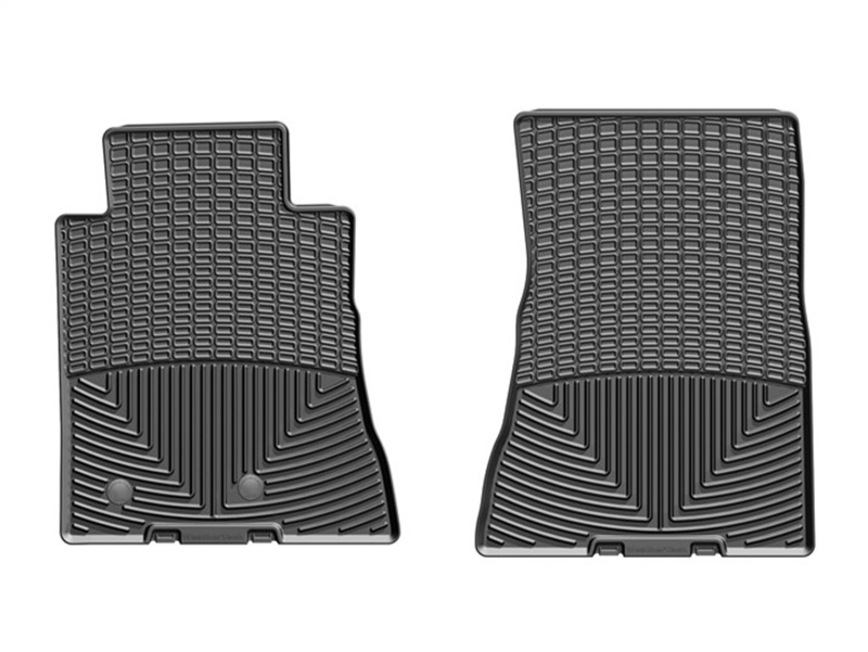Ford Mustang Rubber Mats - Front - WeatherTech - Black - `15-`27
