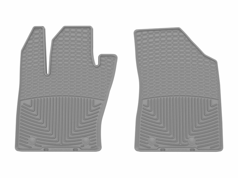 Jeep Compass Rubber Floor Mats - Front - WeatherTech - All-Weather - Grey - `17-`26