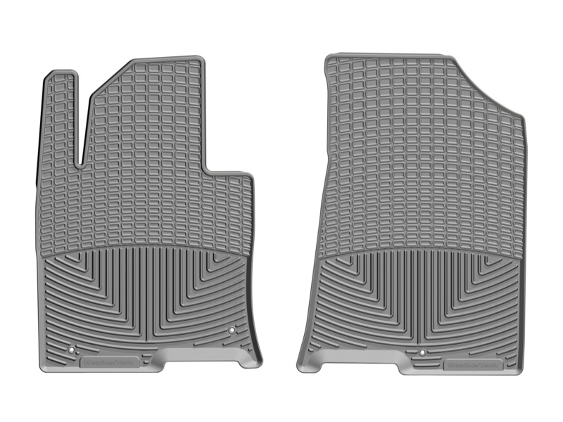 Hyundai Sonata Floor Mats - Front - WeatherTech - Rubber - Grey - `16-`27