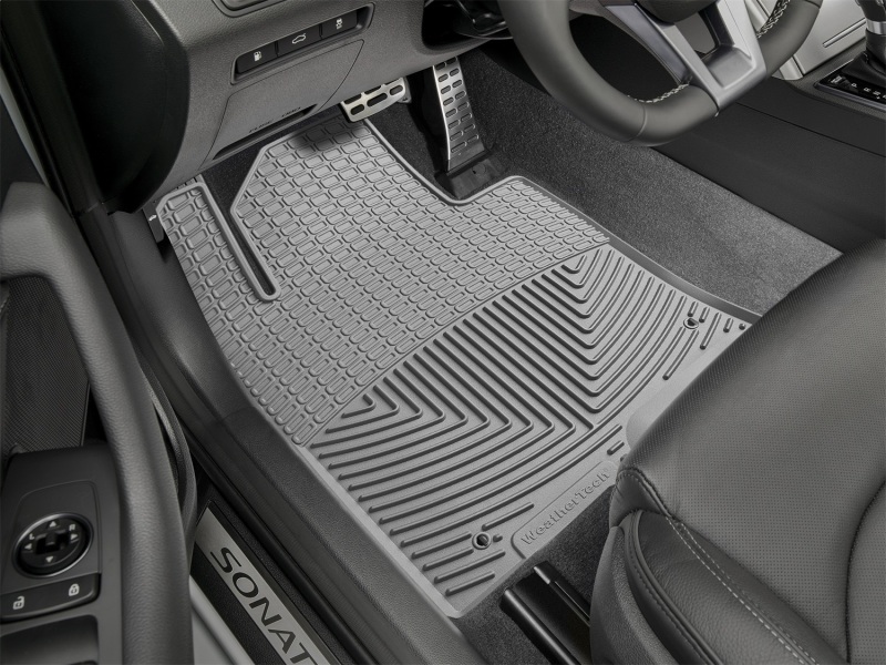 Hyundai Sonata Floor Mats - Front - WeatherTech - Rubber - Grey - `16-`27