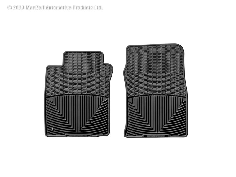 Hyundai Accent Rubber Mats - Front - WeatherTech - All-Weather - Black - `00-`05