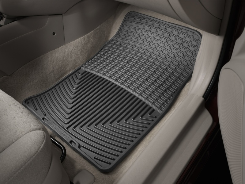 Hyundai Accent Rubber Mats - Front - WeatherTech - All-Weather - Black - `00-`05
