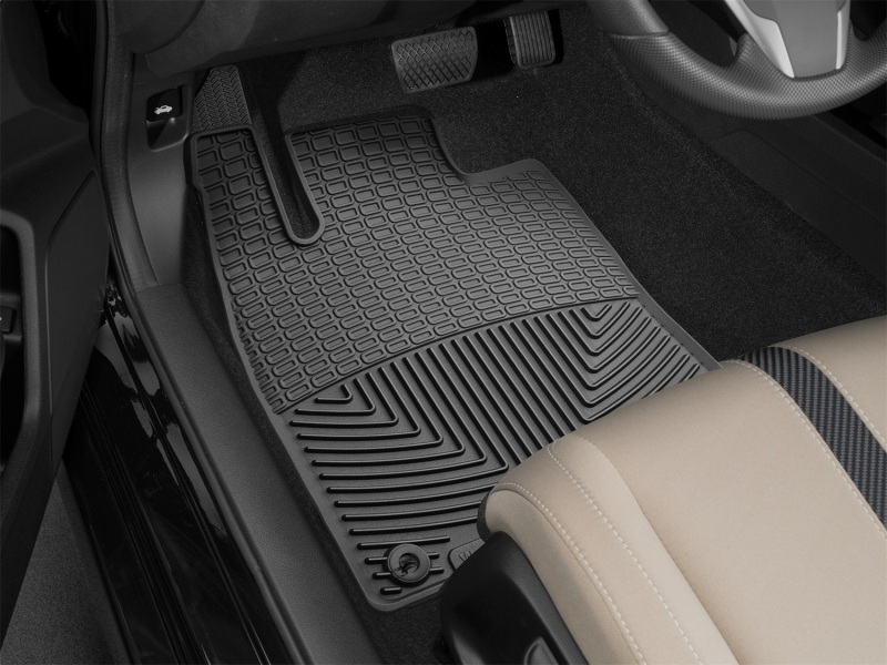 Honda Civic Floor Mats - Front - WeatherTech - Rubber - Black - `16-`27