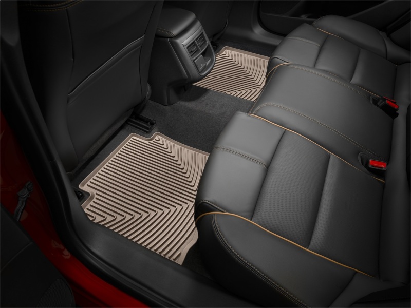 Honda Civic Floor Mats - Rear - WeatherTech - Rubber - Tan - `16-`27