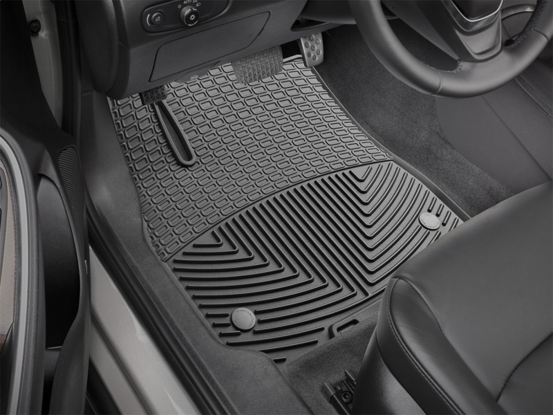 Chevrolet Malibu Rubber Floor Mats - Front - WeatherTech - All-Weather - Black - `16-`27