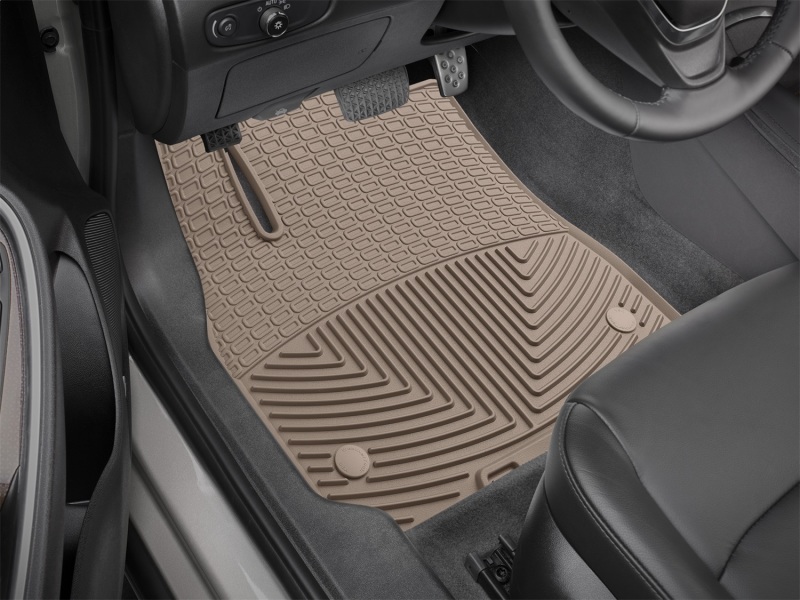 Chevrolet Malibu Floor Mats - Front - WeatherTech - Rubber - Tan - `16-`27