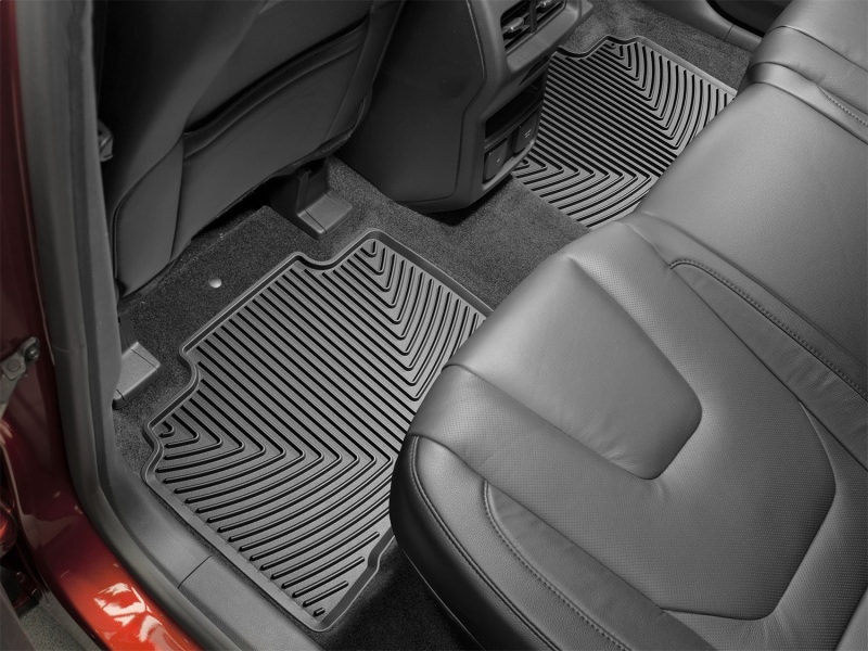 Ford Edge Floor Mats - Rear - WeatherTech - All-Weather Rubber - Black - `15-`27