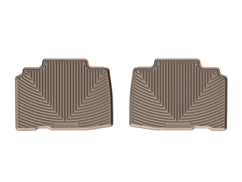 Ford Edge Floor Mats - Rear - WeatherTech - Rubber - Tan - `15-`27 Ford Edge Floor Mats - Rear - WeatherTech - Rubber - Tan - `15-`27