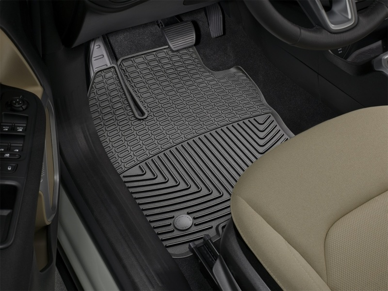Jeep Renegade Floor Mats (1) - Front - WeatherTech - All-Weather - Black - `15-`27